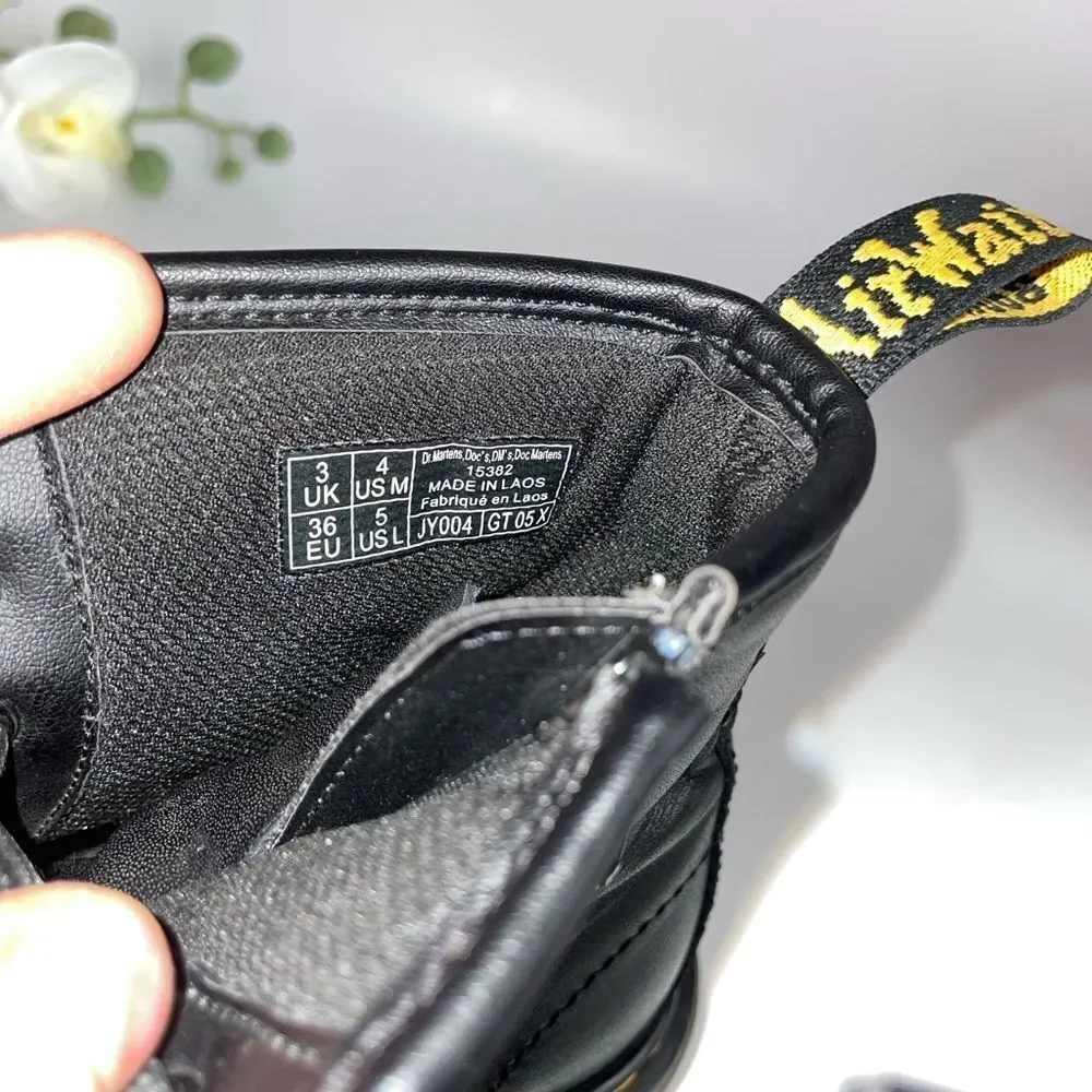 Dr. Martens Black Combat Boots